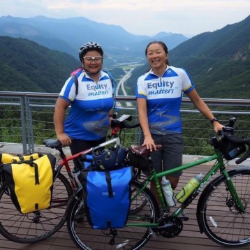 Marki and Heidi bikes