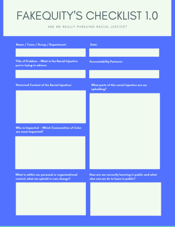Fakequity Checklist 1.0